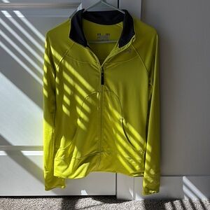 Under Armour Yellow Full-Zip Jacket